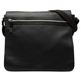 Borsa a tracolla Diorissimo in pelle goffrata nera Dior Nero
