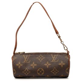 Sac à main Louis Vuitton Monogram Papillon Pochette marron Marron