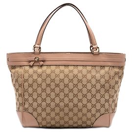 Tote Mayfair em canvas GG Gucci bege Bege