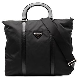 Bolsa Prada Tessuto preta Preto