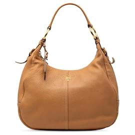 Prada Vitello Daino Schultertasche Farbe Tan Kamel