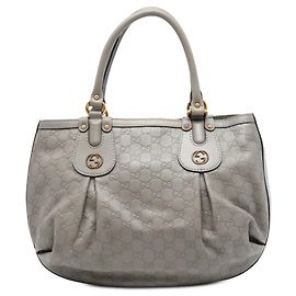Bolso Tote Gucci Guccissima Scarlett gris Gris