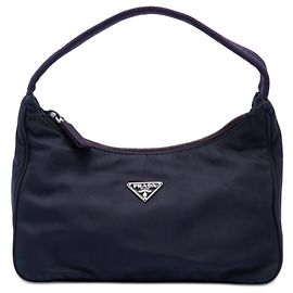 Bolsa de Ombro Mini Tessuto Sport Prada Roxa Roxo