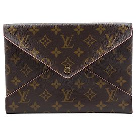 Sac pochette Louis Vuitton Monogram Pochette Kirigami GM marron Marron