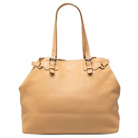 Borsa Tote Prada Vitello Daino Marrone Marrone