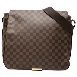 Borsa a tracolla Louis Vuitton Damier Ebene Bastille marrone Marrone