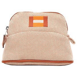 Pochette Orange Hermès Mini Cotton Bolide Casaque Case Pouch Orange