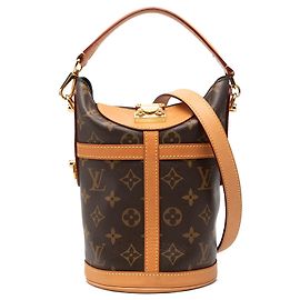 Borsa a secchiello Duffle Louis Vuitton Monogram Marrone Marrone