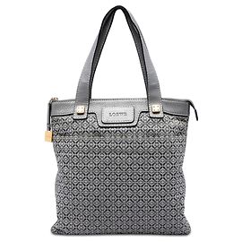 LOEWE Anagram Canvas Tote in Grau Grau