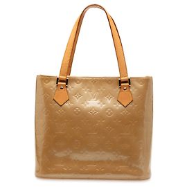 Sac cabas Louis Vuitton Monogram Vernis Houston Marron Marron