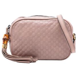 Pink Gucci Microguccissima Sunshine Disco Camera Bag Pink