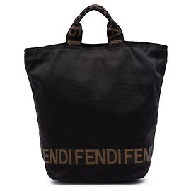 Sac cabas Fendi en nylon marron Marron
