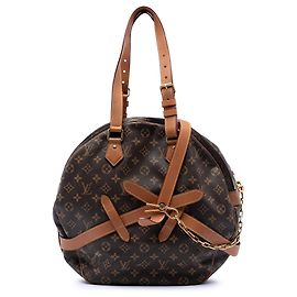 Borsa da viaggio Louis Vuitton Monogram Soft Hat Trunk Marrone Marrone