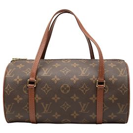 Sac à main Louis Vuitton Monogram Papillon 26 Marron Marron
