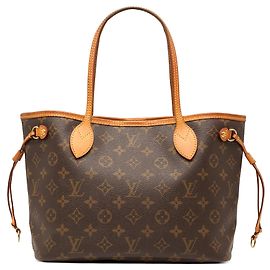 Sac cabas Louis Vuitton Monogram Neverfull PM Marron Marron
