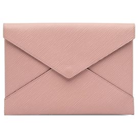 Pink Louis Vuitton Epi Pochette Kirigami Set Clutch Bag Pink