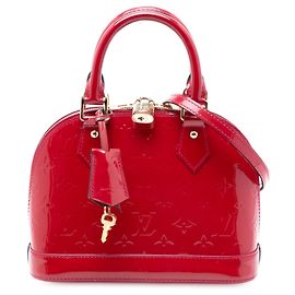 Bolso Louis Vuitton Monogram Vernis Alma BB rojo Roja