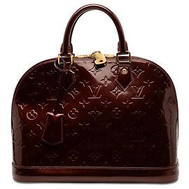 Louis Vuitton Monogram Vernis Alma PM Handtasche rot Rot