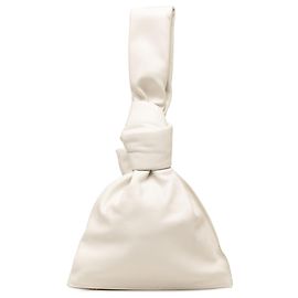 Mini borsa BV Twist Bottega Veneta in vitello bianca Bianco