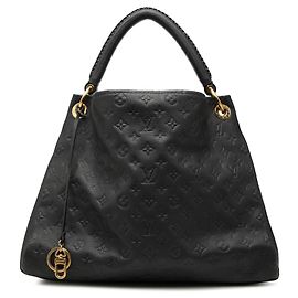 Sac Hobo Louis Vuitton Monogram Empreinte Artsy MM Blue Bleu