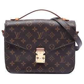 Louis Vuitton Monogram Pochette Metis Satchel Braun Braun