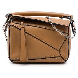 Borsa Nano Puzzle LOEWE in vitello marrone Marrone