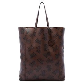 Sac cabas Intrecciomirage Butterfly en cuir marron Bottega Veneta Marron