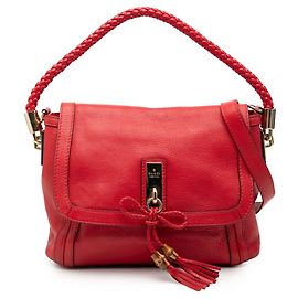 Bolso Bella de cuero rojo Gucci Roja