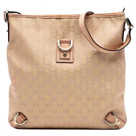 Gucci GG Canvas Abbey D Ring Crossbody Beige Beige