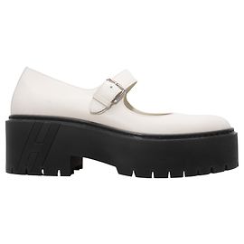 Hermès Mary Janes con platform in pelle Hermes bianche Taglia 38 Bianco
