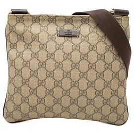 Borsa a tracolla Gucci GG Supreme Beige Beige