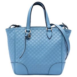Bolsa Gucci Bree Small Microguccissima Azul Azul