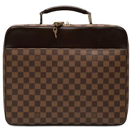 Borsa Business Sabana Louis Vuitton Damier Ebene Marrone Porta Computer Marrone