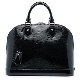 Black Louis Vuitton Electric Epi Alma PM Handbag Black