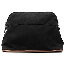 Necessaire Hermès Toile Bolide Trousse De Voyage PM Vanity Bag Nero Nero