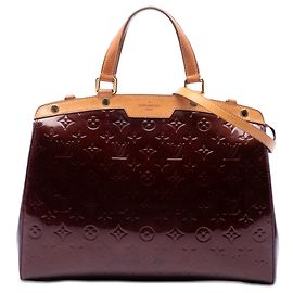 Bolso Satchel Brea GM Louis Vuitton Monogram Vernis Rojo Roja