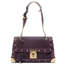Bolsa de Ombro Louis Vuitton Suhali Le Talentueux Roxa Roxo