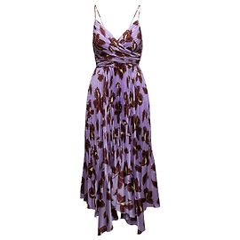 Robe à imprimé floral Jonathan Simkhai violette et multicolore taille US 2 Violet