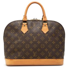 Sac à main Louis Vuitton Monogram Alma PM Marron Marron