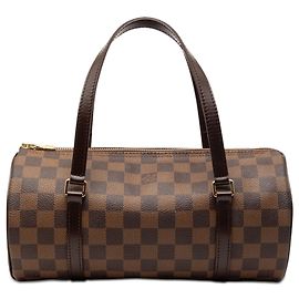Sac à main Louis Vuitton Damier Ebene Papillon 26 Marron Marron