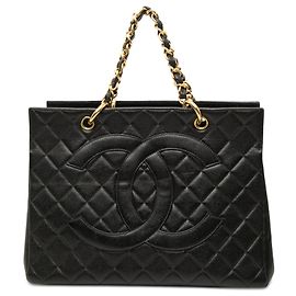 Sac Shopping Timeless Grand CC Caviar Noir Chanel Noir