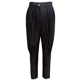 Jodhpurs Chanel à rayures ton sur ton noires Taille FR 38 Noir