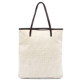 Saco Tote Fendi Zucca Canvas Castanho Marrom