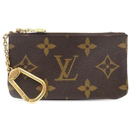Portallaves Monogram Louis Vuitton Marrón Castaño