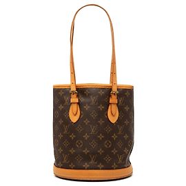 Petit Bucket Monogram Louis Vuitton Marron Marron
