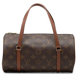 Brown Louis Vuitton Monogram Papillon 26 Handbag Brown