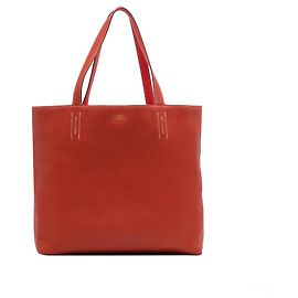 Sac Tote Orange Hermès Clemence Double Sens 36 Orange