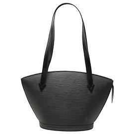 Borsa a tracolla Louis Vuitton Epi Saint Jacques PM con tracolla lunga, Nero Nero