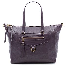 Sac Satchel Louis Vuitton Monogram Empreinte Lumineuse PM Violet Violet