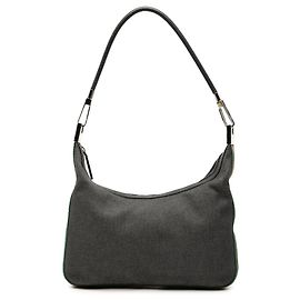 Borsa a tracolla Gucci Denim Web nera Nero